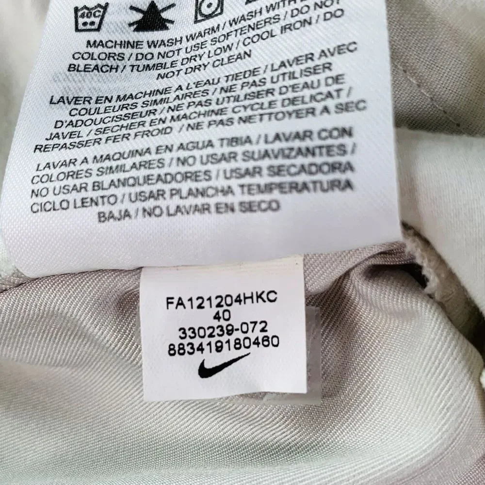 NikeGolf Mens Size‎ 40 Shorts Dri Fit Style FA1204HKC Polyester Tan